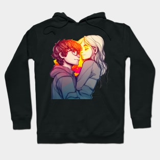 Lovley Couple Colorful three Hoodie